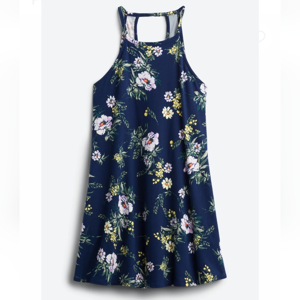 Nine Britton Floral Knit Dress Petite Medium